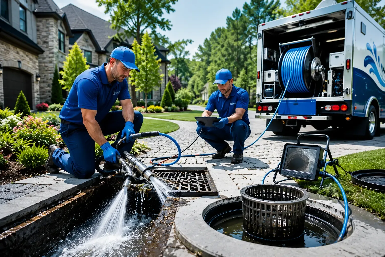 Local outdoor drain cleaning professionals in Hopwood, PA