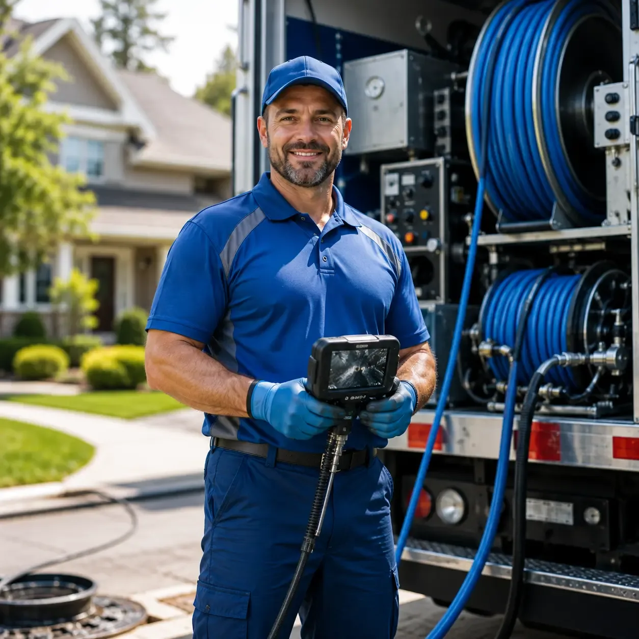 Local outdoor drain cleaning specialists in Hopwood, PA